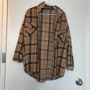 Plaid shacket